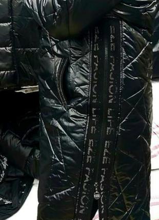 Шикарное стильное легкое пальто,монклер, еврозима.4 фото