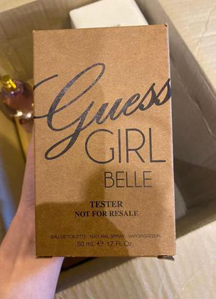 Туалетная вода guess girl belle edt 50 ml оригинал тестер без крышечки6 фото