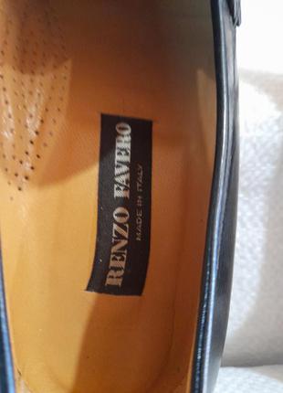 Чоловічі туфлі renzo favero made in italy6 фото