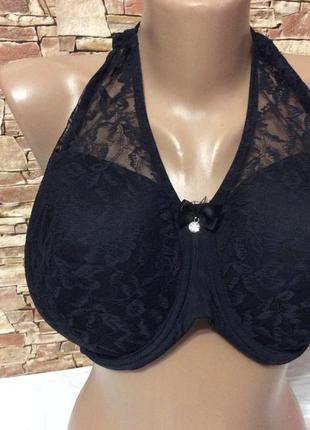 Бюстгальтер на тонком поролоне гипюр р.80g