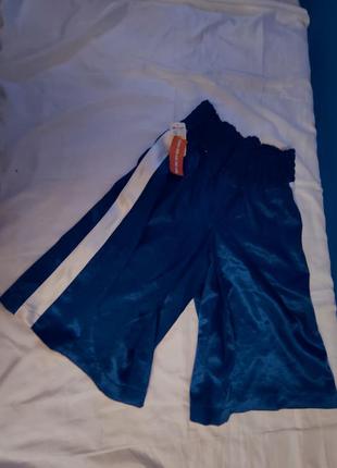 H&m кюлоти атлас з лампасами нові з бірками