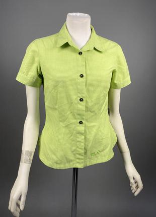 Тенниска спортивная jack wolfskin, зеленая