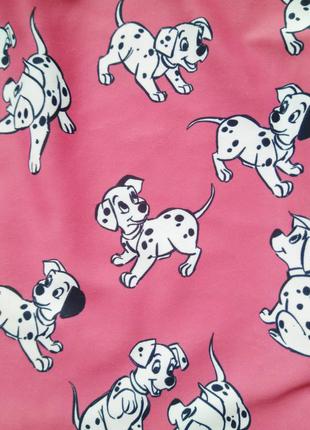 Розовый купальный костюм disney для девочки/комплект купальник и шапочка с собачками