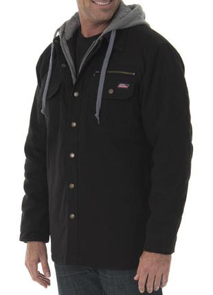 Куртка dickies carhartt fleece shirt jacket (black)