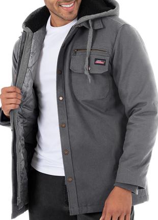 Куртка dickies carhartt fleece shirt jacket (сіра)