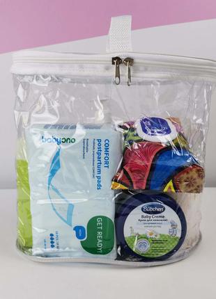 Прозрачная сумка-косметичка в роддом/для медикаментов/для игрушек2 фото