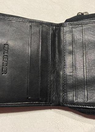 Кожаный кошелёк, портмоне real leather9 фото