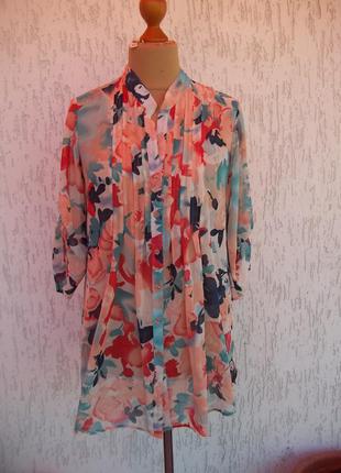 46 р жіноча блузка сорочка кофта светр туніка фірми epilogue нова