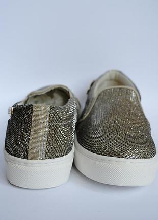 Женские слипоны блестящие классные 37р.италия guess 2