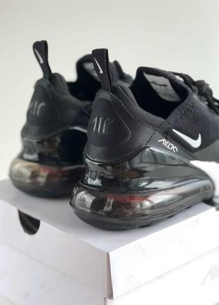 Мужские кроссовки nike air max 270 black&white8 фото