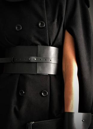 Женский кожаный пояс-корсет "corsetto"2 фото