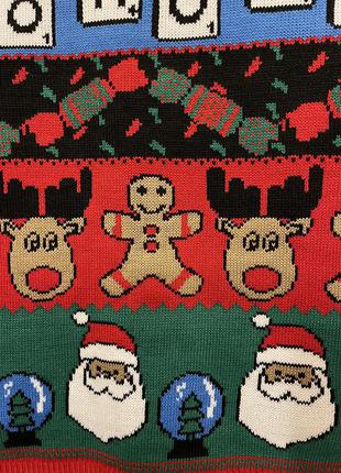 Нереально красивый и стильный брендовый новогодний свитер 19,5.