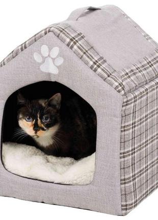 Trixie silas cuddly cave домик для животных 40х45х40см