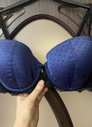 Класний темно синій 💙 бюстгальтер
