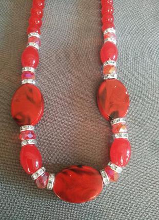 Набор серьги и ожерелье2 фото