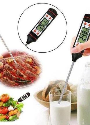 Електронний харчовий кулінарний термометр щуп jr-1/tp101 термометр для пищи цифровой градусник + тубус