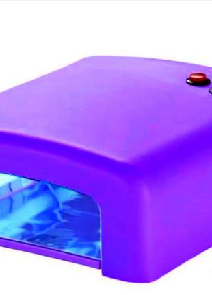 Сушка манікюрна - уф лампа, сушилка для ногтей beauty nail uv 818 k 36w violet