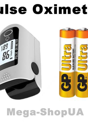 Пульсоксиметр пульсометр на палець для сатурації pulse oximeter dr43zb вимірювач пульсу, кисню