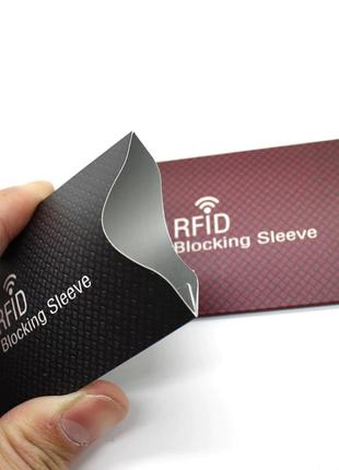 Візитниця rfid чохол для кредитних банківських карт із захистом від сканування eid-3h 1 шт. візитниця чохол rfid4 фото