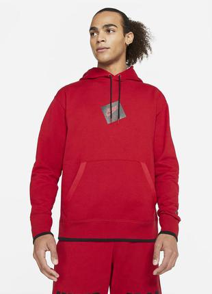 Толстовка jordan jumpman classic men's printed fleece cv2244-687 красный