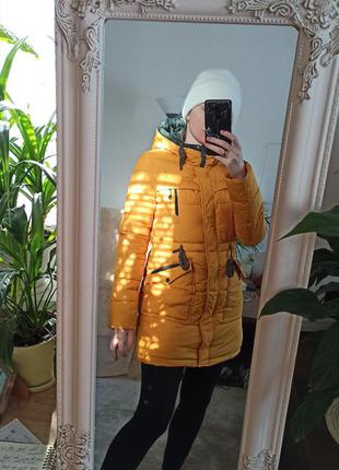 Помаранчева курточка жовта куртка6 фото