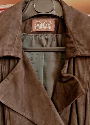 Плащ замшевый gaby 2