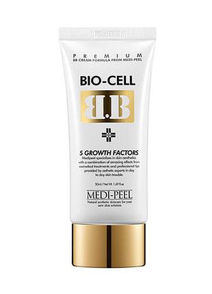 Восстанавливающий вв крем с пептидами medi-peel bio-cell bb cream 50 ml