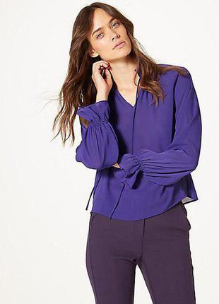 Фиолетовая блуза zara2 фото