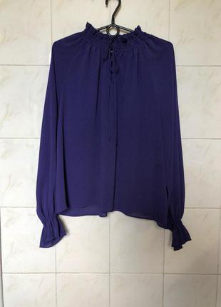 Фиолетовая блуза zara4 фото