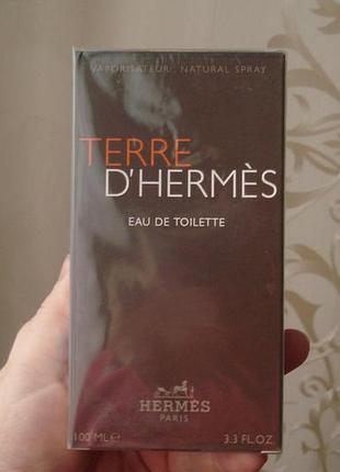 Hermes terre d'hermes, 100 мл, деревні, пряні