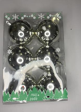 Новый набор шаров на елку
