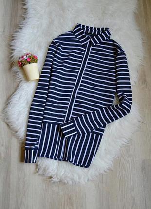 Блуза рубашка в полоску zara