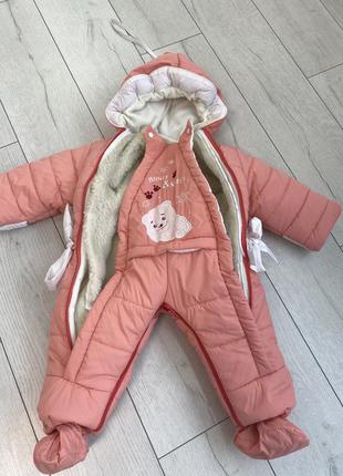 Детский зимний комбинезон