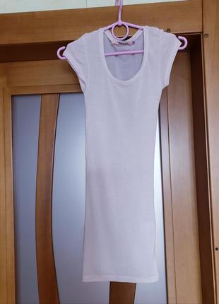 Удлиненная термо футболка (кашемир+ микровискоза)  rosa