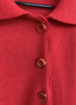 Стильный шерстяной свитер поло6 фото