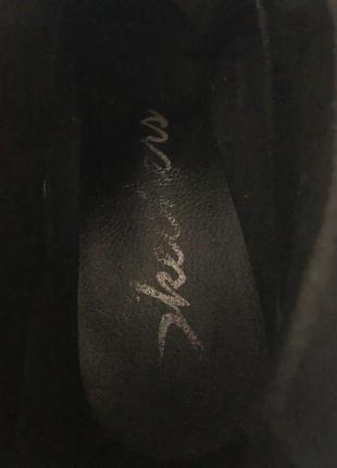 Ботинки замшевые, чёрные, р. 40, от skechers6 фото