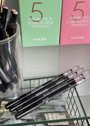 Стойкий карандаш для глаз kiko intense colour long lasting eyeliner 163 фото