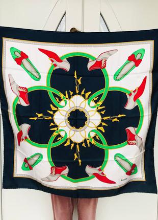 Женский платок bally оригинал 100% шёлк