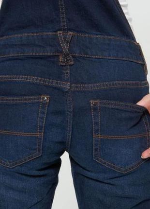Комбінезон джинсовий для вагітних еѕмага німеччина, р. 44-46, джинси для вагітних європа7 фото