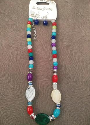 Набір сережки та намисто