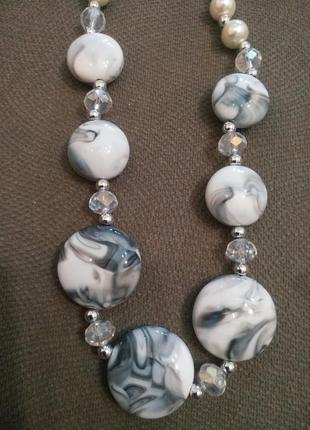 Набор серьги и ожерелье2 фото