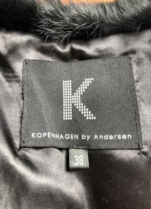 Меховой жилет из чёрной норки высочайшего качества датского бренда copenhaen by andersen6 фото
