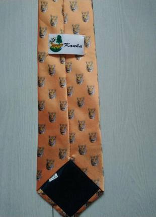 Галстук краватка з тигром4 фото