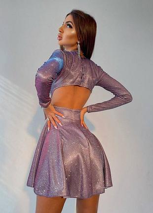 Платье с блестками