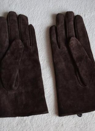 Atmosphere замшеві шкіряні рукавички3 фото