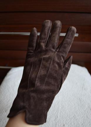 Atmosphere замшеві шкіряні рукавички4 фото