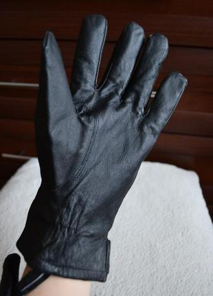 Мужские кожаные перчатки. натуральная кожа5 фото