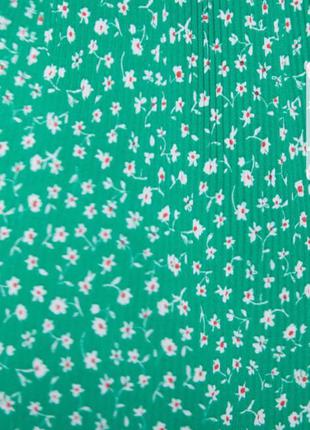 Юбка в цветочный принт,плиссированная юбка,юбка в складу,zara,38/m7 фото