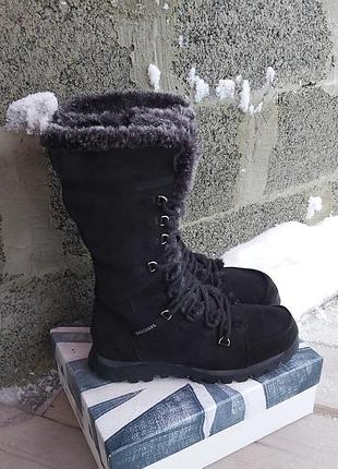 ❄ шикарние зимові черевики skechers, черевики