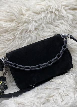 Женская замшевая сумка сумка
